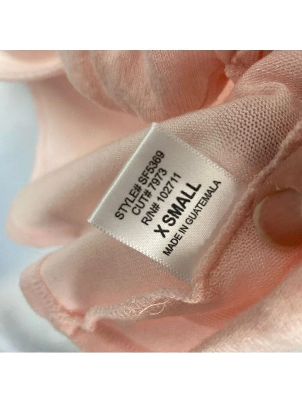 Gibsonlook Womens Soft Pastel Pink Top Long Sleeve XS Never Worn